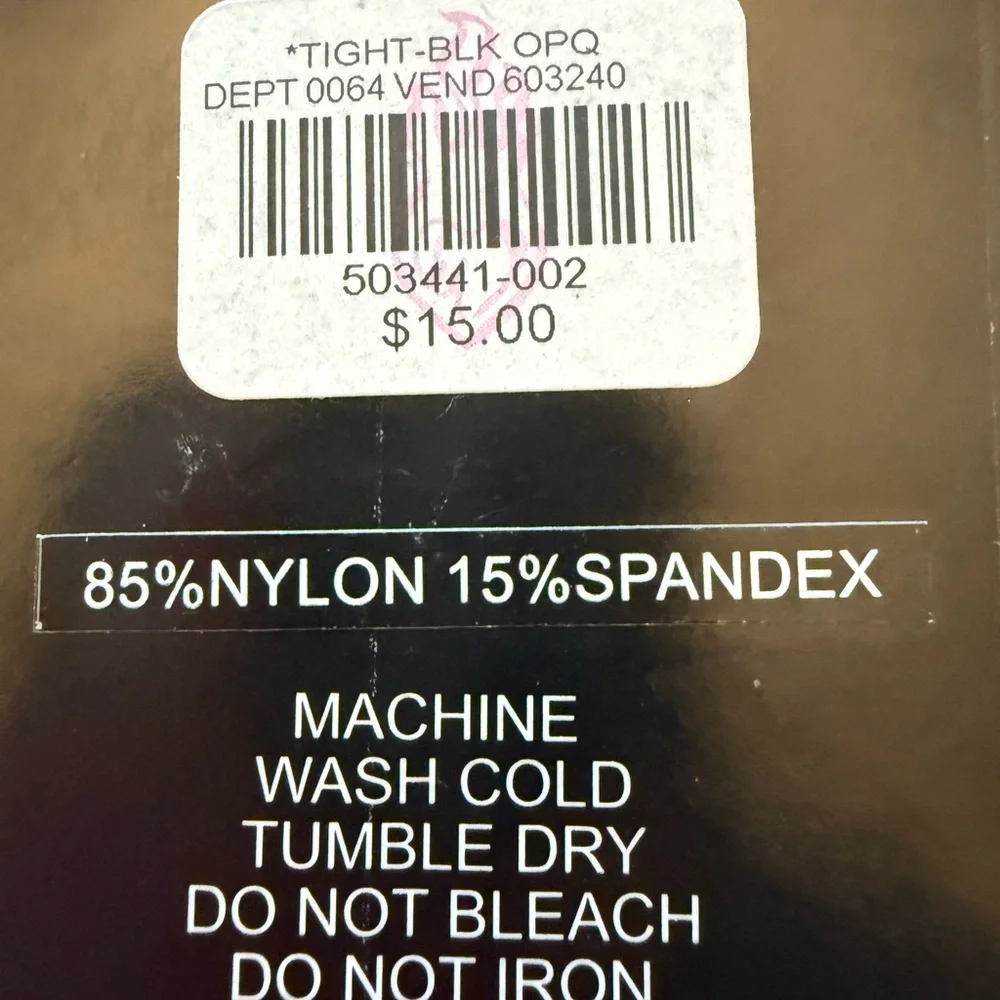 NWT Torrid Black Tights in Size 3-4